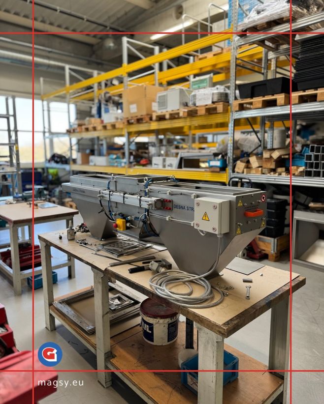 Der zweiseitige Magnetabscheider befindet sich jetzt in der Produktionshalle und wird final eingestellt. Bald wird er nach...